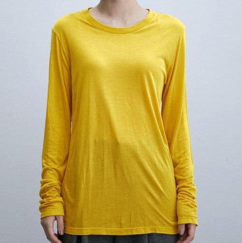 ベースレンジ BAMBOO LONG SLEEVE TEE バンブーリヨセル長袖Tシャツ