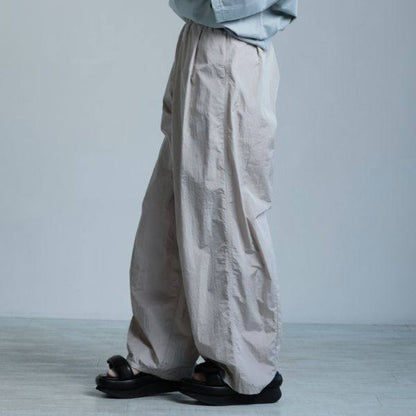 シーレット Tuck Gather Curve ナイロンパンツ