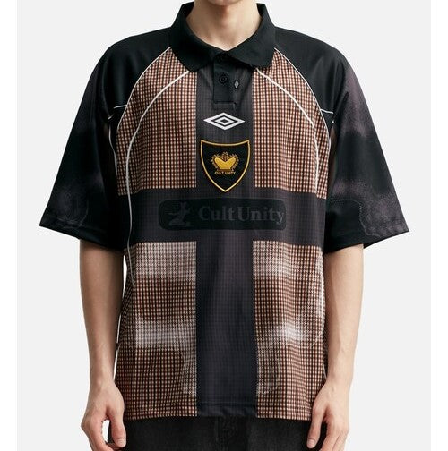 アンブロ Cult Unity Check Polo ポリエステル ジャージートップス 限定