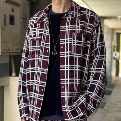 ニードルス Cowboy One-Up Shirt R/AC モール チェック シャツ