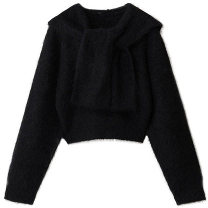 プランクプロジェクト Alpaca Blend 2wayニットフーディ