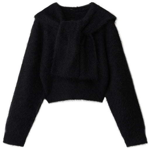 プランクプロジェクト Alpaca Blend 2wayニットフーディ