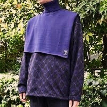South2 West8 Dickey Turtle Knit ウールアクリルニット