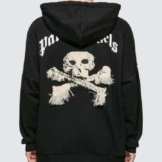 パームエンジェルス SKULL HOODIE コットン パーカー