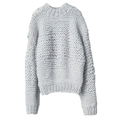 シュタイン LILY YARN HAND KNIT LS ポリエステルセーター