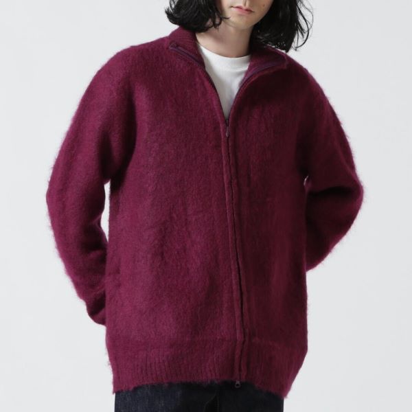 ニードルス ZIPPED MOHAIR CARDIGAN モヘアニットカーディガン