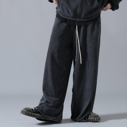 ダンケシェーン STUDS SWEAT PANTS 裏毛スウェットパンツ 限定