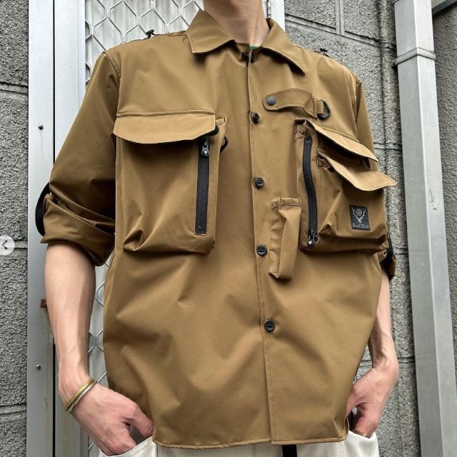 サウスツーウェストエイト テンカラトラウトシャツ ポリストレッチツイル シャツ