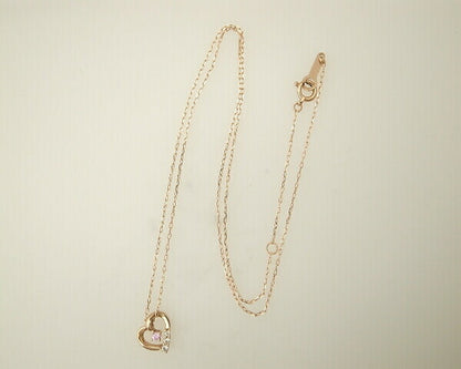 4℃ K10PG色石ネックレス