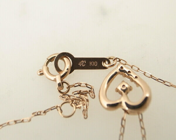 4℃ K10PG色石ネックレス