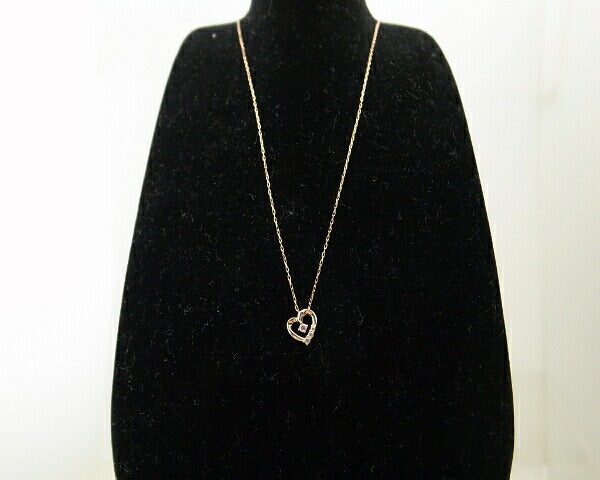 4℃ K10PG色石ネックレス