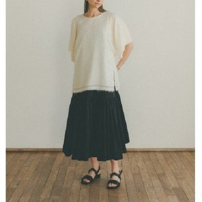 CLANE フラッフィー フリンジ トップス ポリエステル トップス