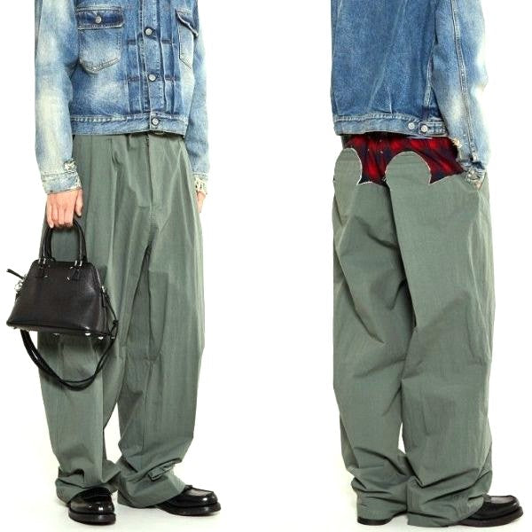 メゾンマルジェラペンドルトン Yoke Trousers コットンナイロン パンツ 限定