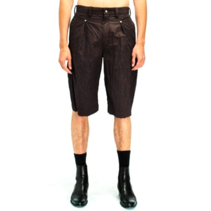オマールアフリディ PANELLED WIDE SHORTS ナイロンショートパンツ