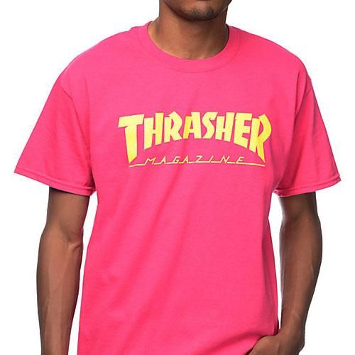 スラッシャー MAGAZINE LOGO コットンTシャツ