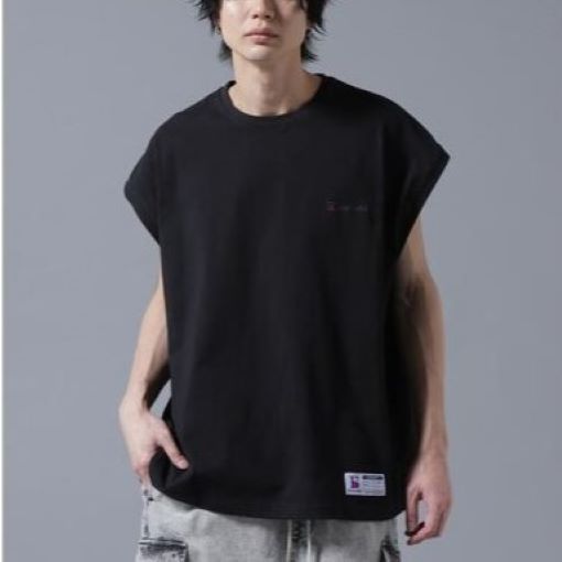 ダンケシェーン 16OE NOSLEEVES LOGO TEE コットンノースリーブTシャツ 限定
