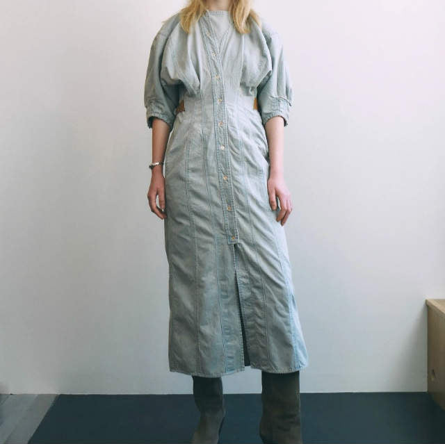 フォトコピュー ASTRID - MIDI DRESS デニムワンピース