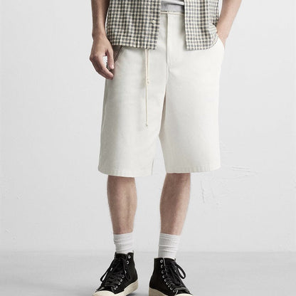 ザラ BERMUDA RELAXED FIT コットンショートパンツ