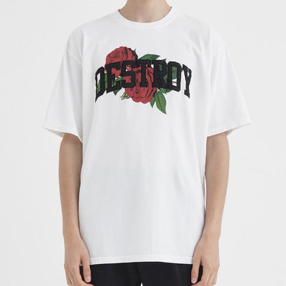 UNDERCOVER S/S デストロイ ローズ Tシャツ