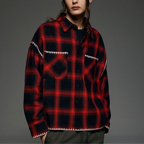 ビーオムニボー HAND STITCH SHIRT コットンシャツ