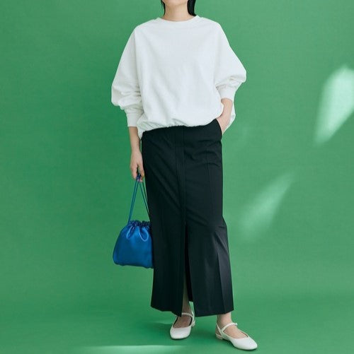 ADAM ET ROPE バックレス メリージェーン 合成皮革 シューズ