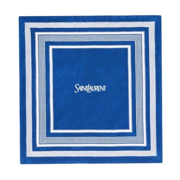 イヴサンローラン BEACH TOWEL SQUARED コットン タオル