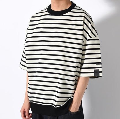 N.HOOLYWOOD B.D クルー ブラック コットン Tシャツ