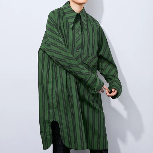 ガニー Stripe Cotton シャツ