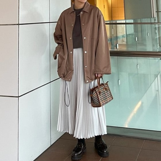 ASTRAET ドロップショルダー スウェット モカブラウン