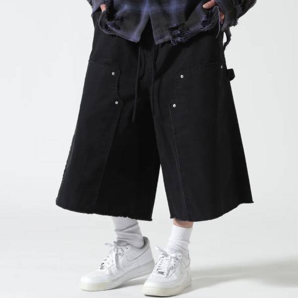 ビーオムニボー W KNEE SHORTS コットンショーツ