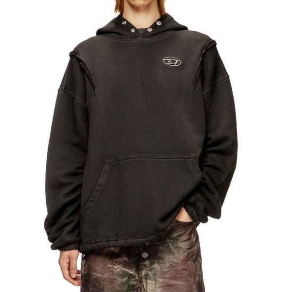 ディーゼル S THUG HOODIE コットン スウェットプルオーバー