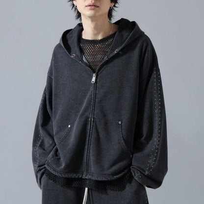 ダンケシェーン STUDS SWEAT ZIP HOODIE パーカー 限定