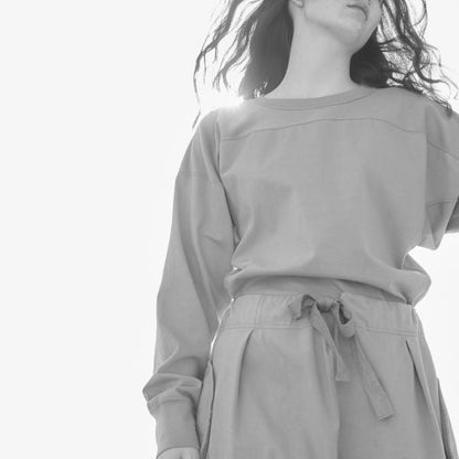 ペレック Twill cotton ロングスリーブTシャツ