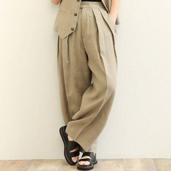 サクラ SUPERIOR BELGIUM LINEN パンツ