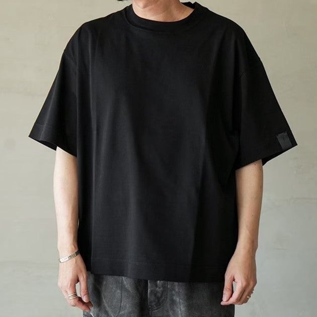 エヌハリウッドコンパイルライン コットンキュプラオーバーサイズクルーネックTシャツ