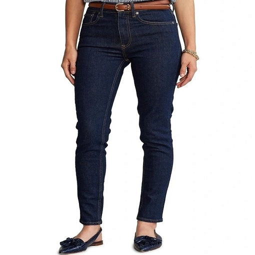 ポロラルフローレン THE TOMPKINS SKINNY HIGH RISE ANKLE 綿 デニムパンツ