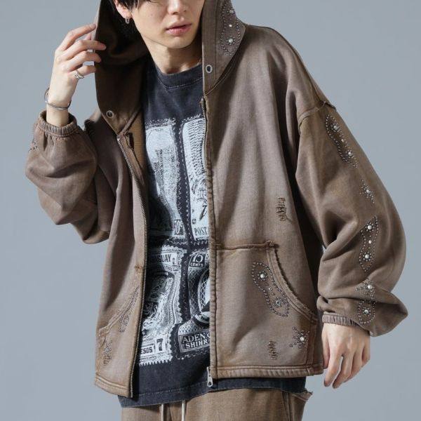 ダンケシェーン STUDS SWT ZHD コットンパーカー