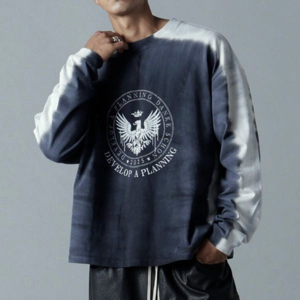 ダンケシェーン TIEDYE L S TEE MILS コットン ロングスリーブTシャツ
