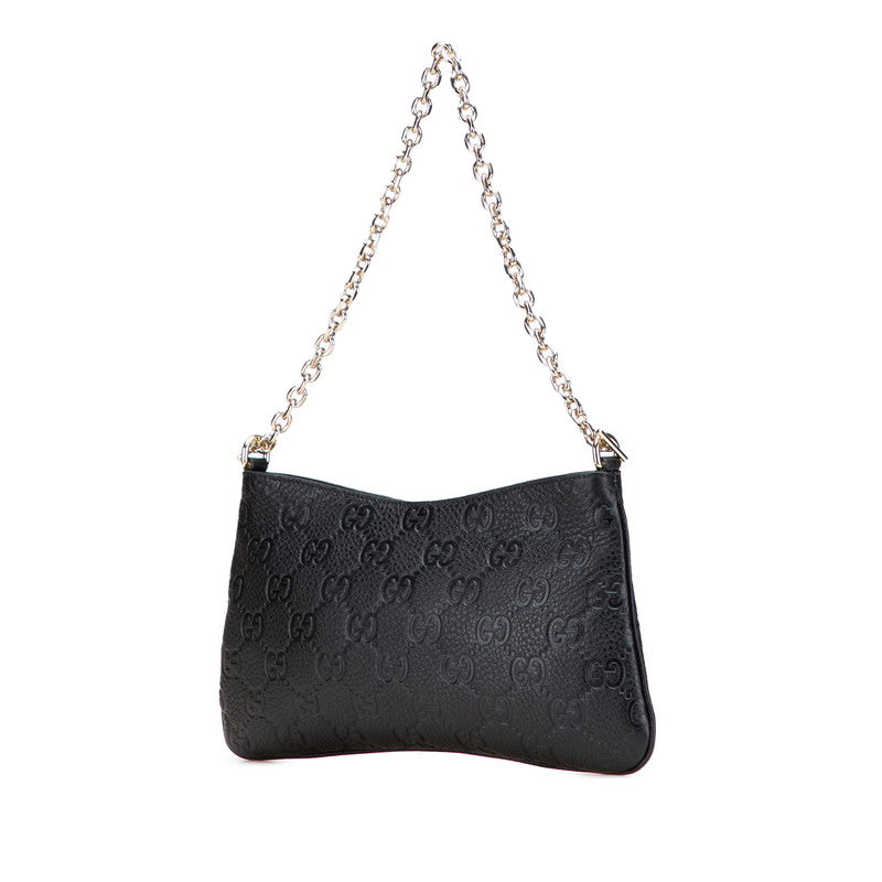 グッチ GG エンブレム レザー 2WAY ショルダー バッグ