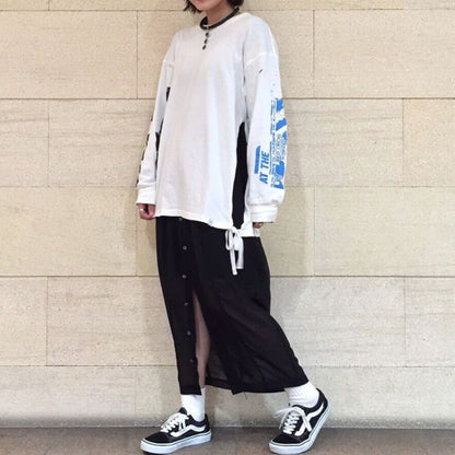 ファセッタズム×レイビームス コットン長袖Tシャツ