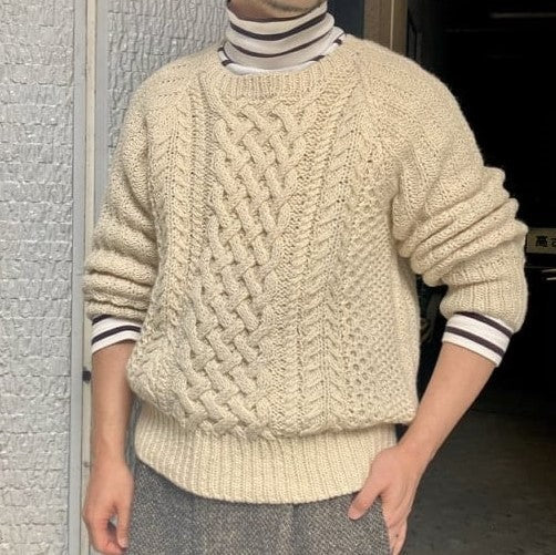 アワーレガシー MARRON WHITE STRIPE コットン 長袖Tシャツ