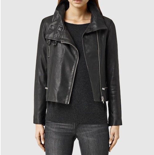 オールセインツ BALES BIKER ラムレザージャケット