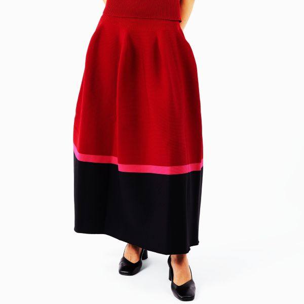 シーエフシーエル POTTERY SKIRT ポリエステルスカート