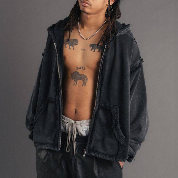 FR(13)NDS CHEMICAL SWEAT ZIP HOODIE コットンパーカー