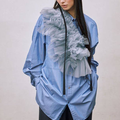 マージ tulle decorative collar 付け襟