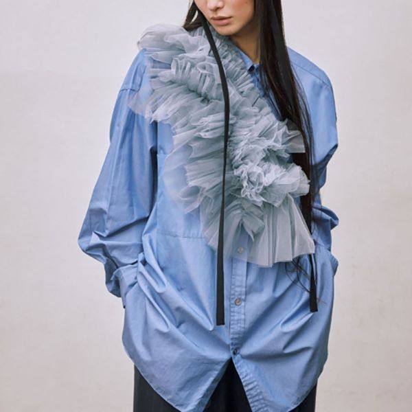 マージ tulle decorative collar 付け襟