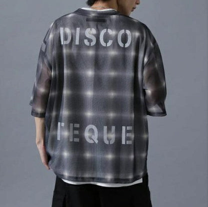 ダンケシェーン OMBRE CHECK MESH Tシャツ