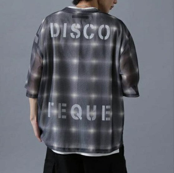 ダンケシェーン OMBRE CHECK MESH Tシャツ