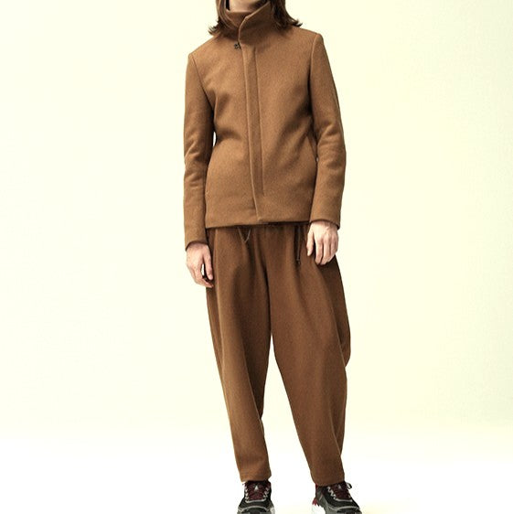 カズユキクマガイアタッチメント ウールカシミヤショートコート