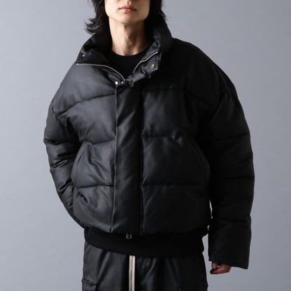 ダンケシェーン COATING SHORT BLOUSON フェイクレザー ジャケット